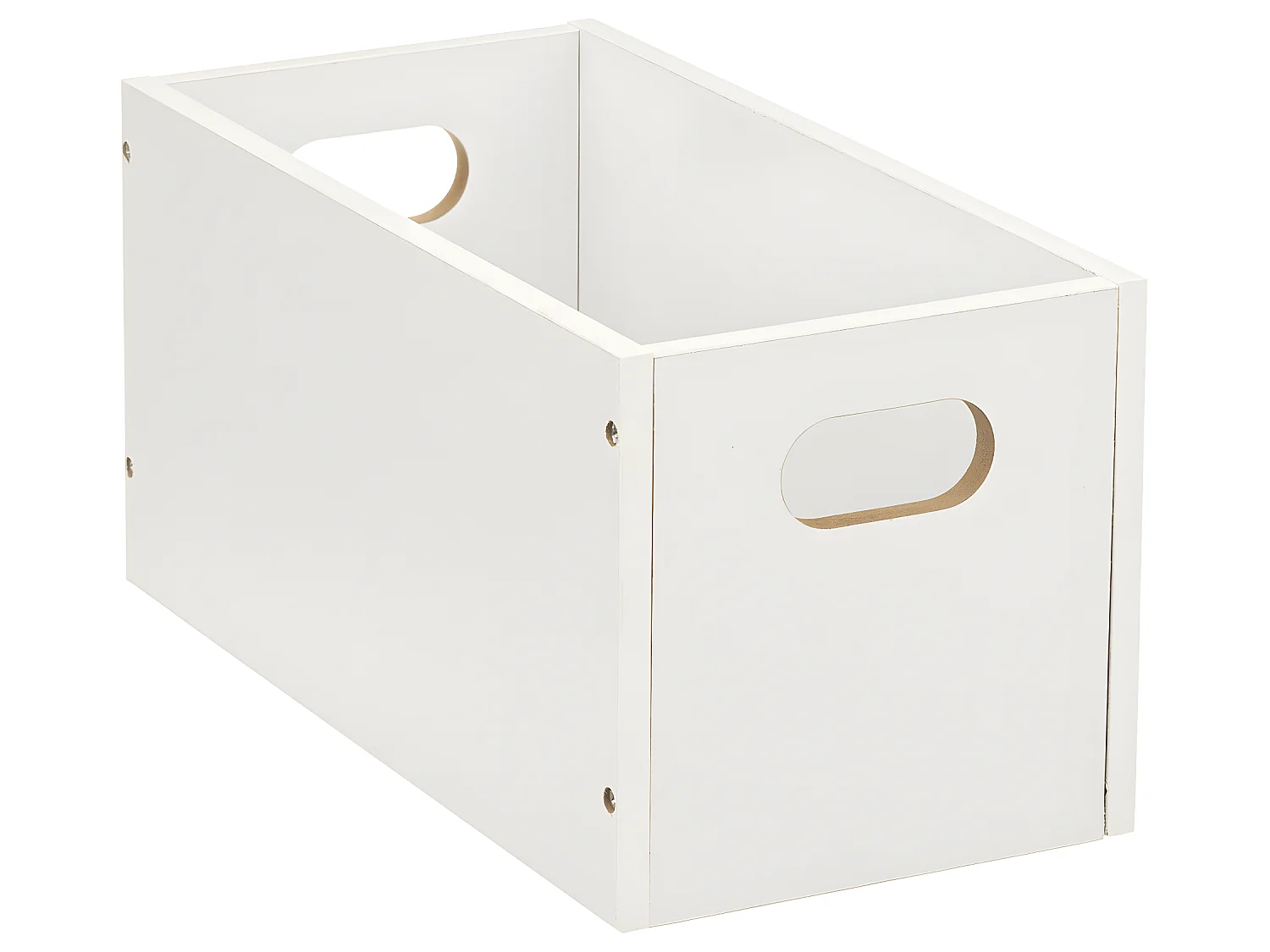 Boîte de rangement en Bois Blanc 15 x 31 x 15 cm