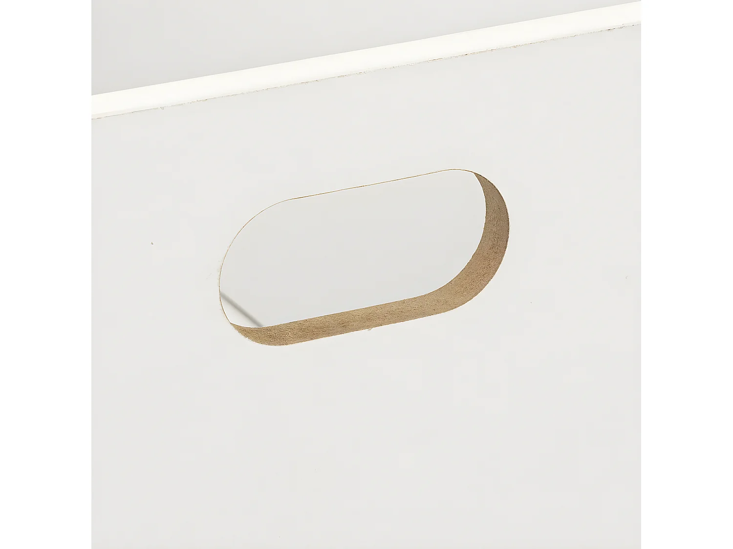 Boîte de rangement en Bois Blanc 15 x 31 x 15 cm