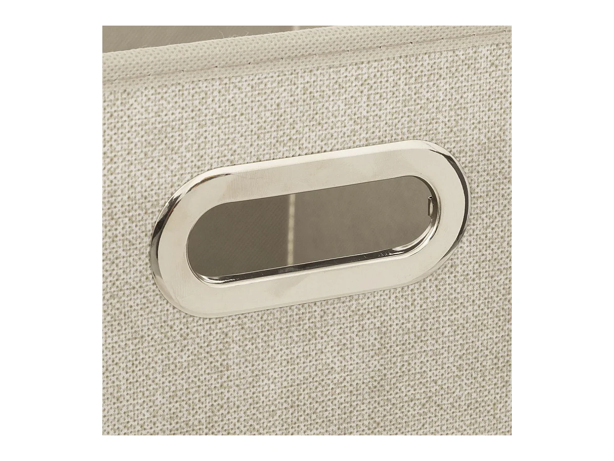 Boîte de rangement Beige chiné 31 x 31 cm