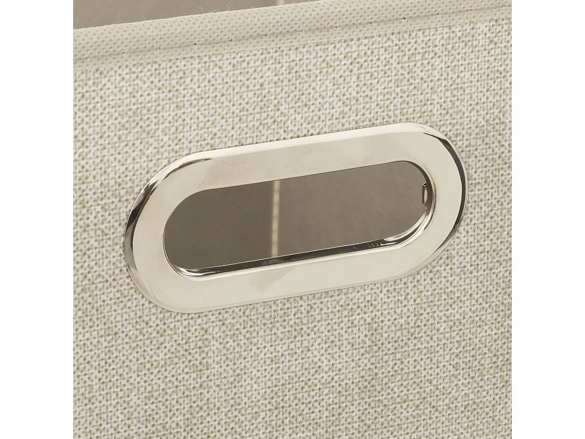 Boîte de rangement Beige chiné 31 x 31 cm