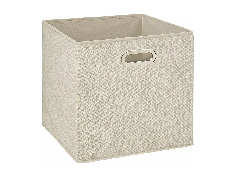 Boîte de rangement Beige chiné 31 x 31 cm