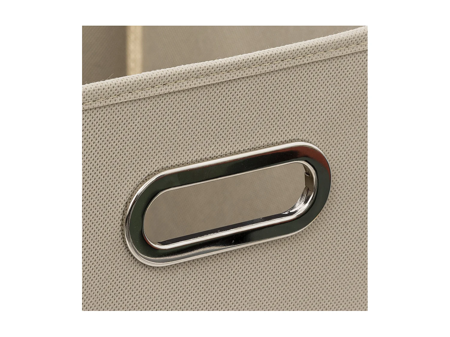 Boîte de rangement Beige Lin 31 x 31 cm