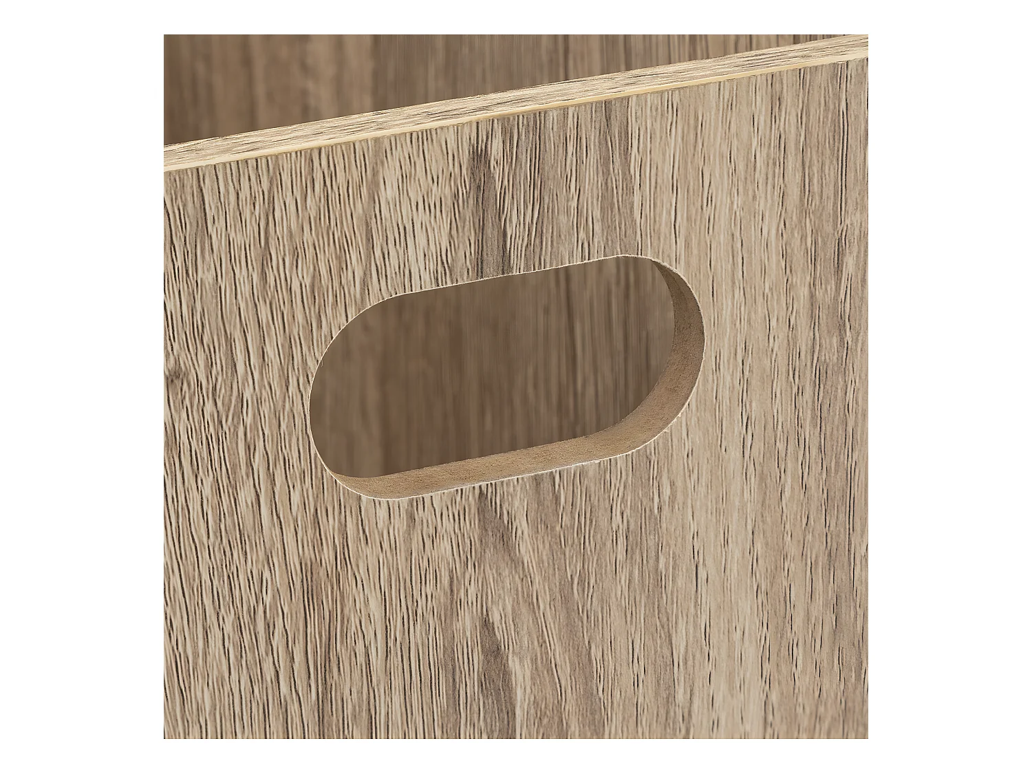 Boîte de rangement en Bois Naturel 15 x 31 x 15 cm