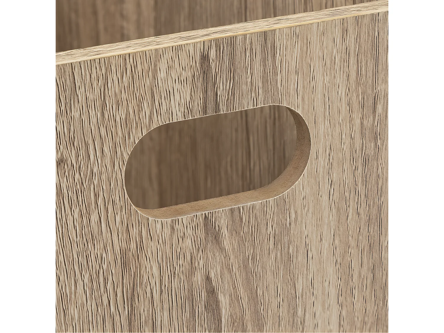 Boîte de rangement en Bois Naturel 15 x 31 x 15 cm