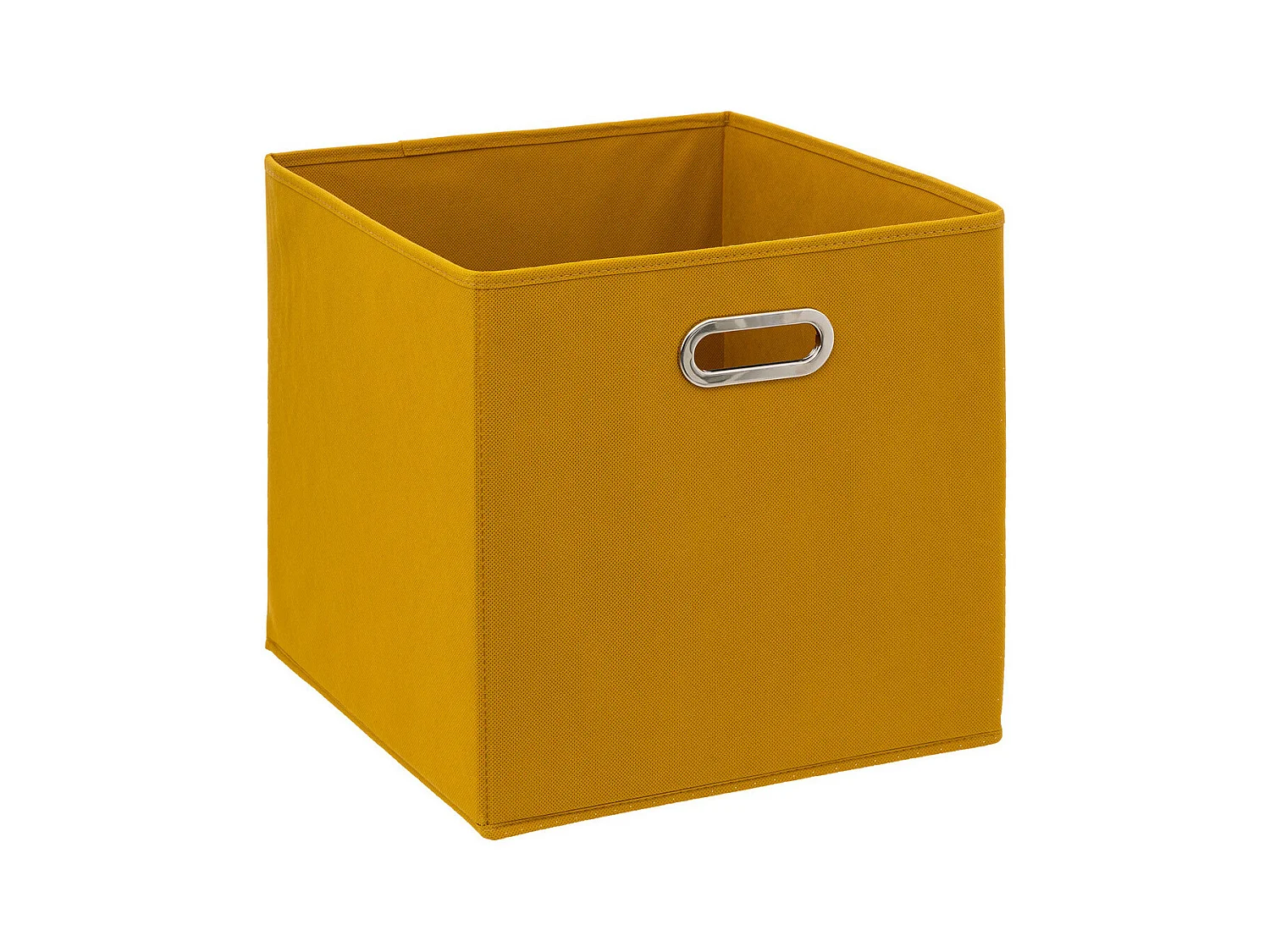 Boîte de rangement Jaune moutarde 31 x 31 cm
