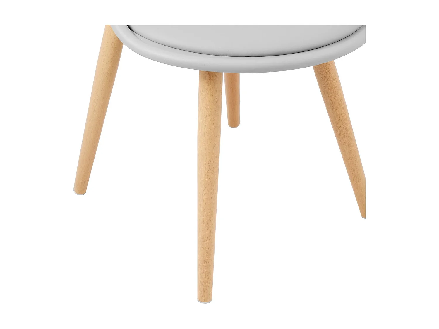 Lot de 2 chaises salon salle à manger restaurant cafés bureaux terrasses salles d'attente 150 kg max dossier ouvert blanc 14_0005990