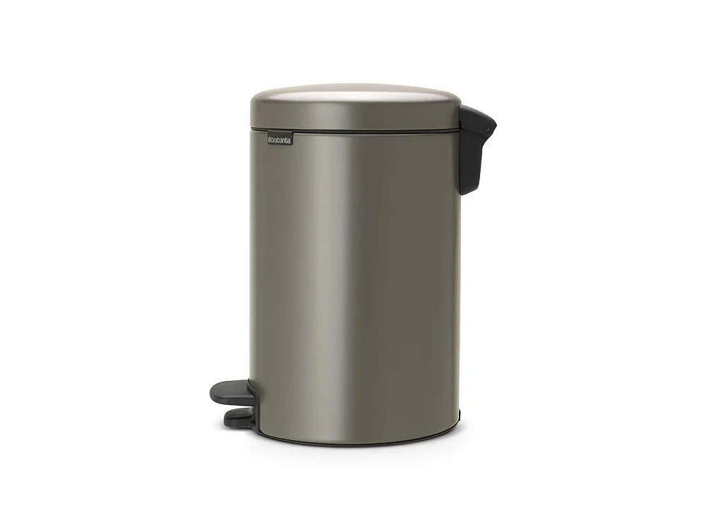 Poubelle à pédale newicon 12 l platinum