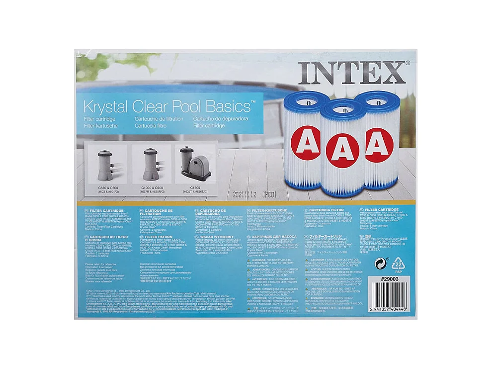 3 Filterpatronen A - Intex