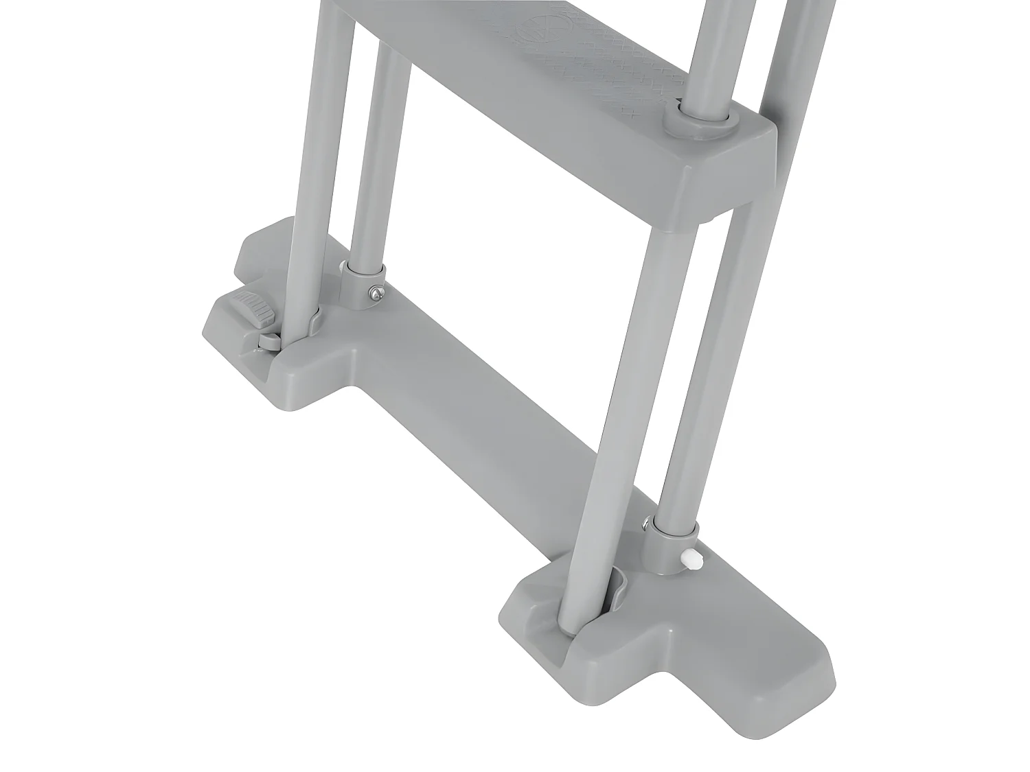 Scaletta di Sicurezza per Piscine Bestway Flowclear 76,5x125x135/192 cm per Piscine Fuori Terra da 132 cm di Altezza