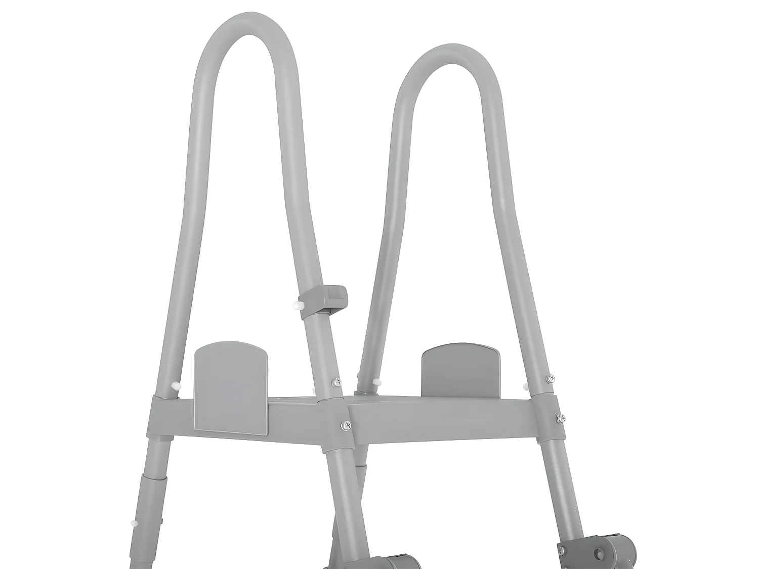 Scaletta di Sicurezza per Piscine Bestway Flowclear 76,5x125x135/192 cm per Piscine Fuori Terra da 132 cm di Altezza