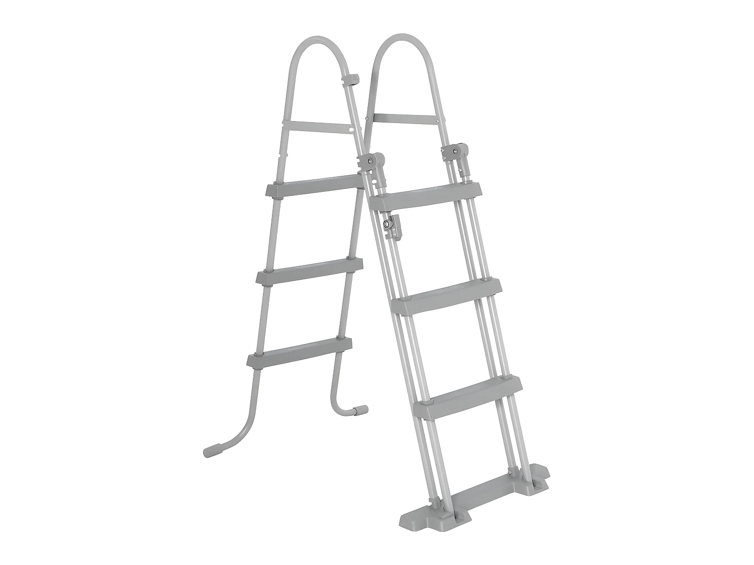 Scaletta di Sicurezza per Piscine  Bestway Flowclear 108x71x139 cm per Piscine Fuori Terra da 107 cm di Altezza