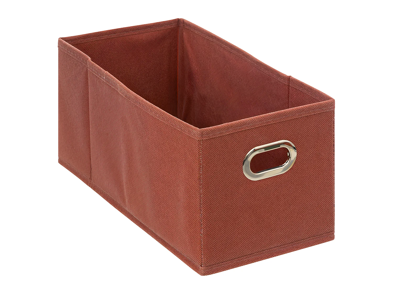Boîte de rangement tissu Terracotta 15 x 31 x 15 cm