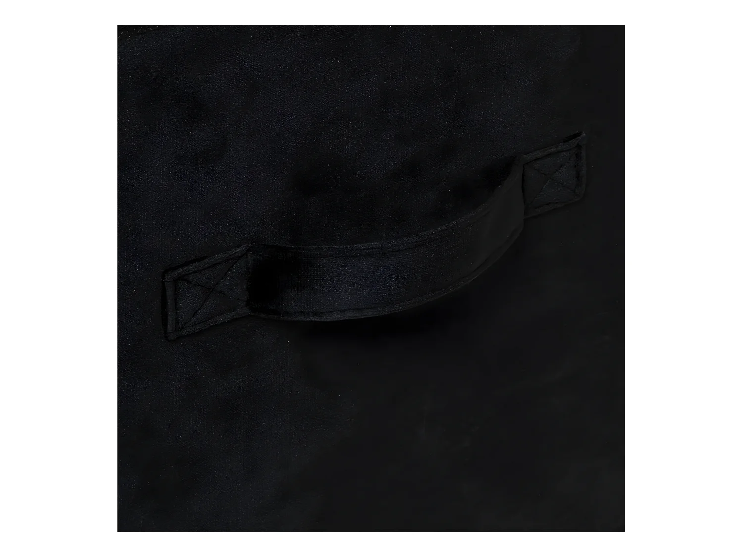 Boite de rangement en Velours Noir 31 x 31 x 31 cm