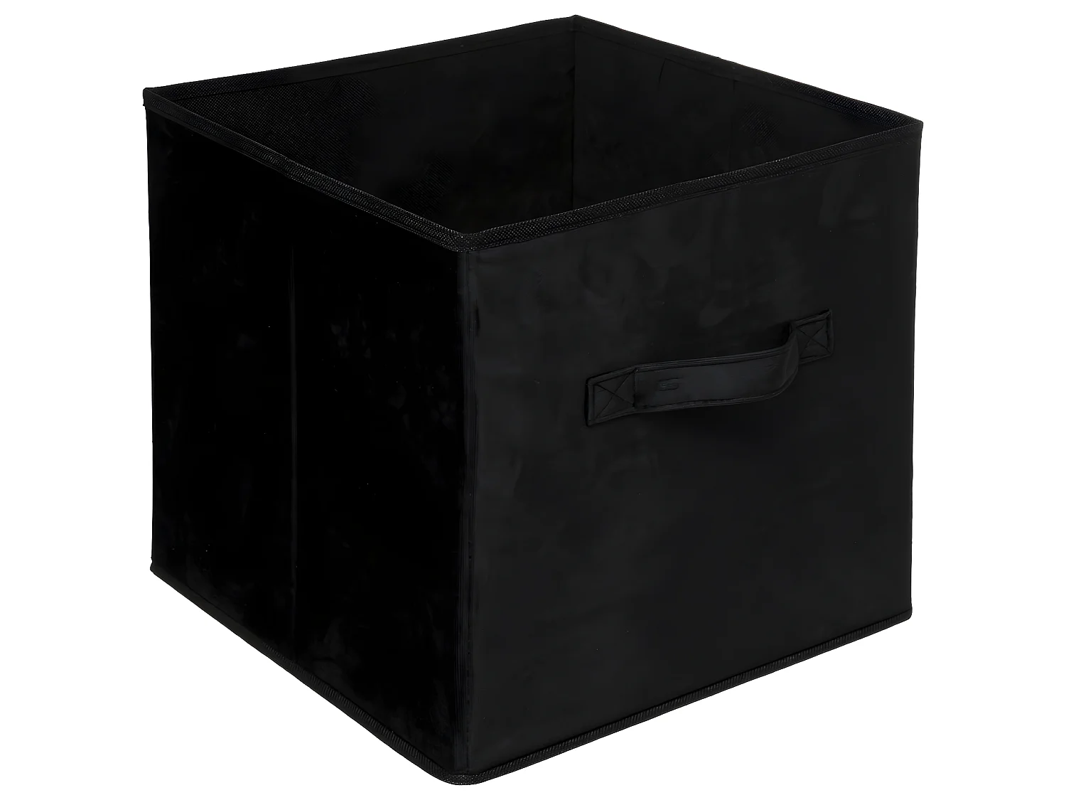 Boite de rangement en Velours Noir 31 x 31 x 31 cm