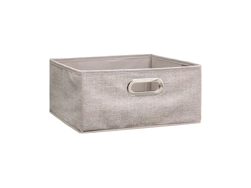 Boîte de rangement Beige chiné 31 x 31 x 15 cm