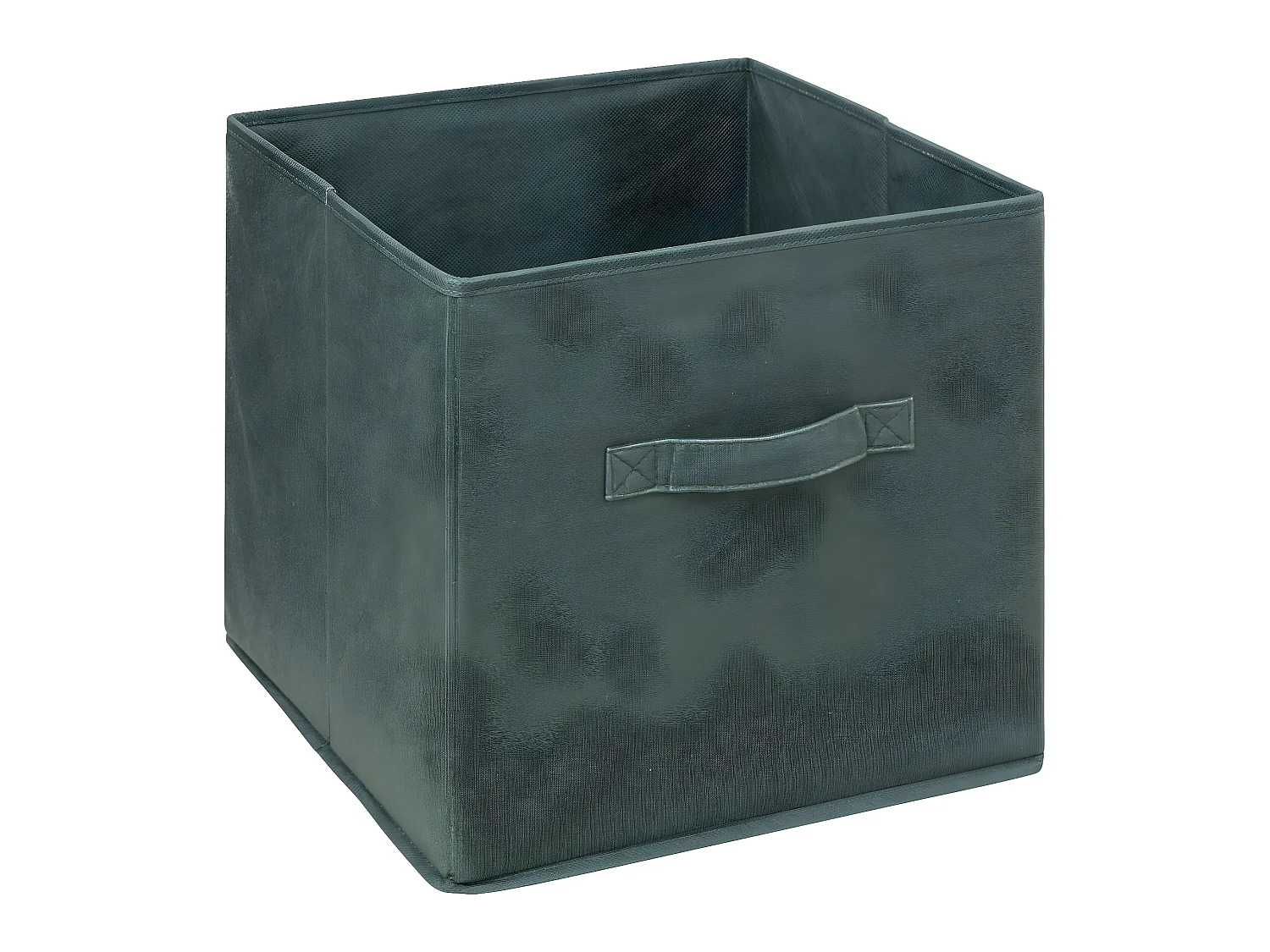 Boîte de Rangement en Velours Vert Kaki 31 x 31 x 31 cm