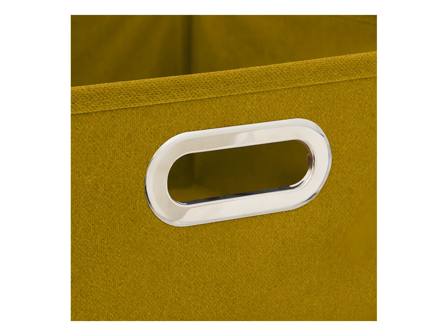 Boîte de rangement Jaune moutarde 31 x 31 x 15 cm