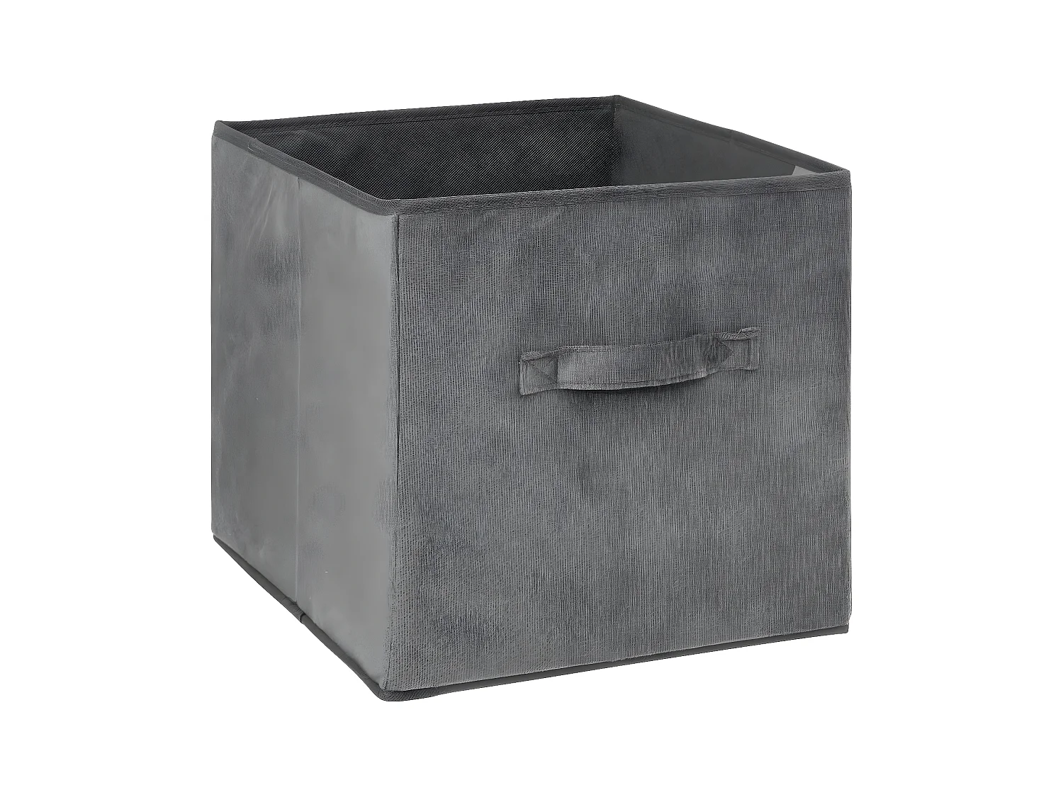 Boîte de Rangement en Velours Gris  31 x 31 x 31 cm