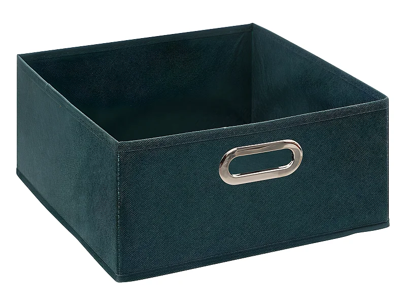 Boîte de rangement Bleu pétrole 31 x 31 x 15 cm