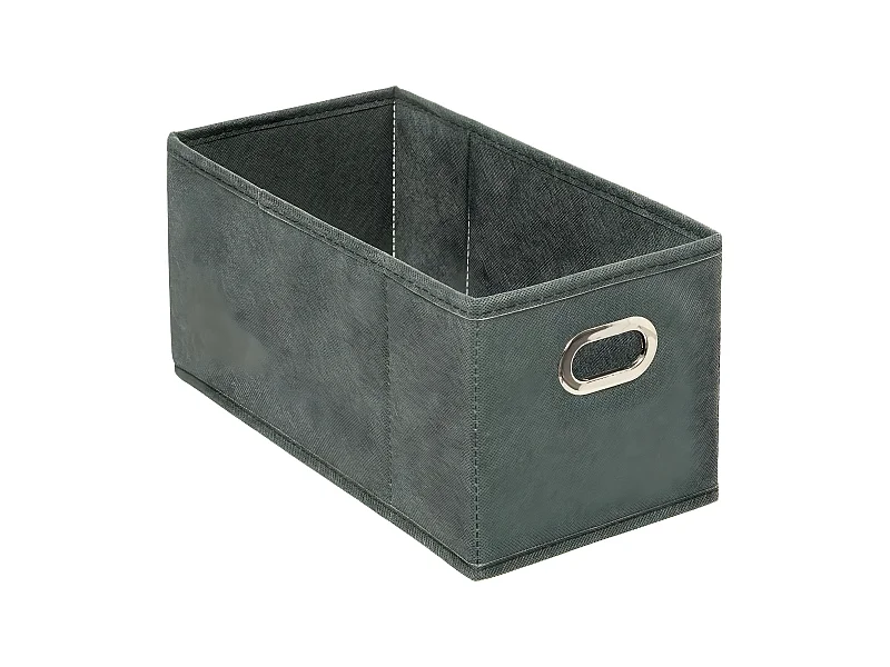 Boîte de rangement tissu Vert Kaki 15 x 31 x 15 cm