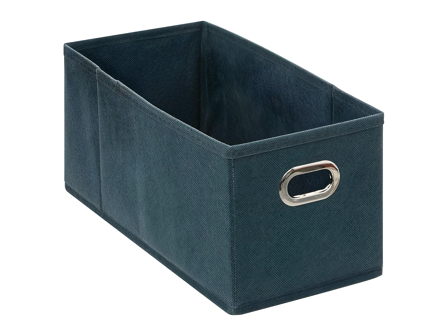 Boîte de rangement tissu Bleu Pétrole15 x 31 x 15 cm