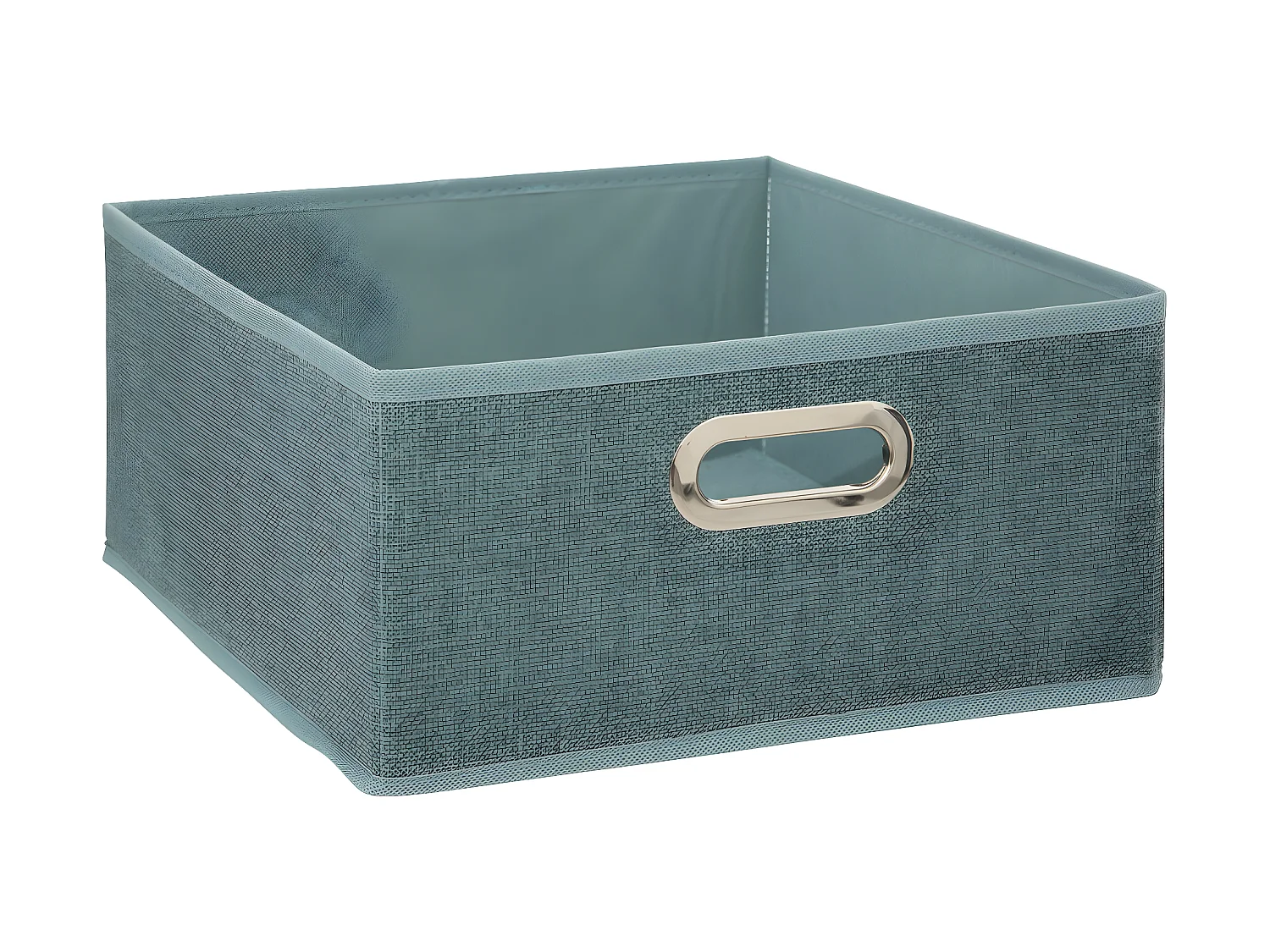 Boîte de rangement Bleu pétrole chiné  31 x 31 x 15 cm