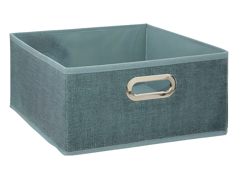 Boîte de rangement Bleu pétrole chiné  31 x 31 x 15 cm