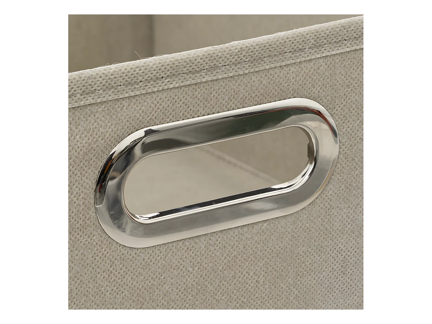 Boîte de rangement Beige Lin 31 x 31 x 15 cm