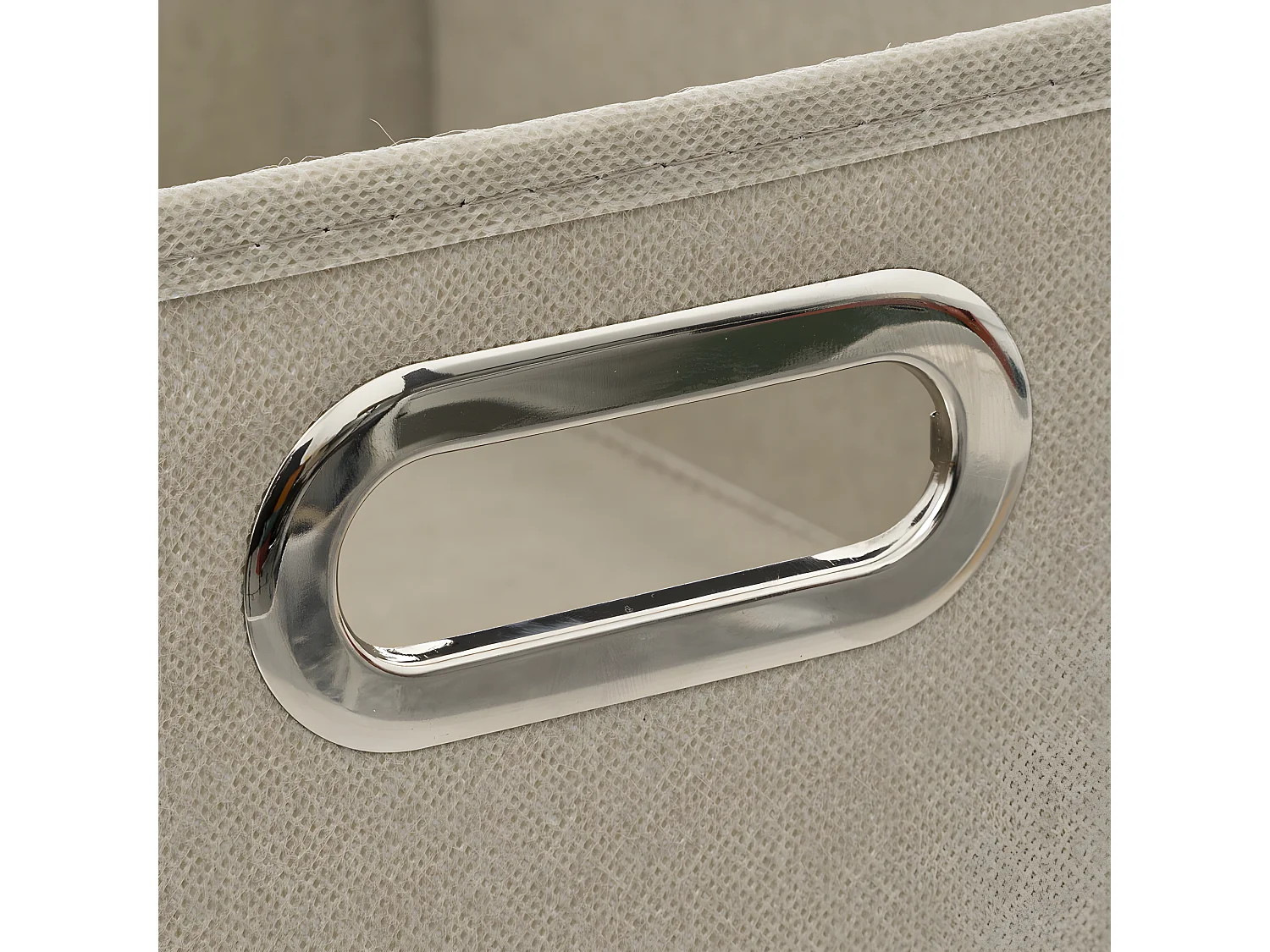 Boîte de rangement Beige Lin 31 x 31 x 15 cm