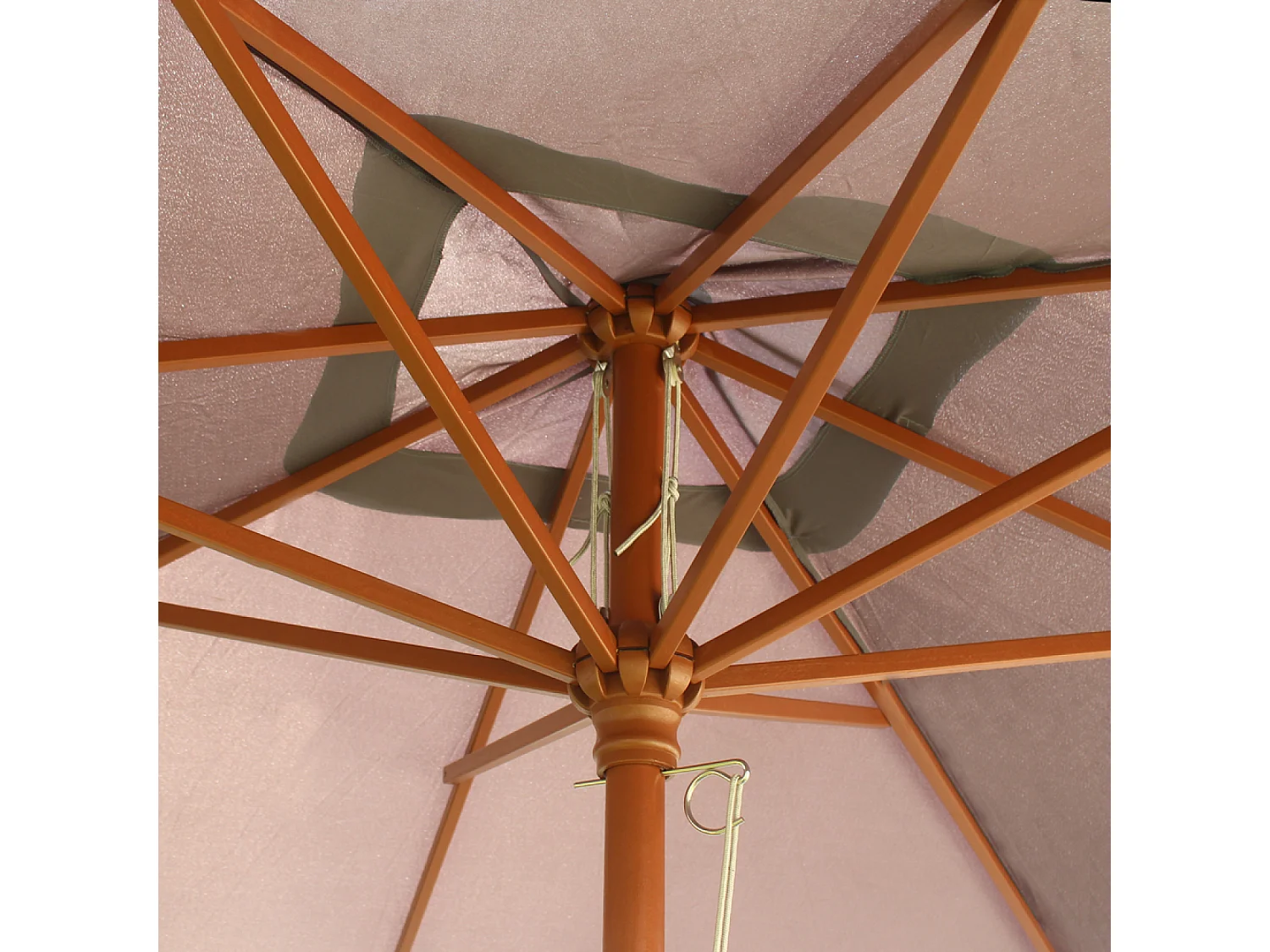 Parasol gris carré 2,5 x 2,5 m MATERA