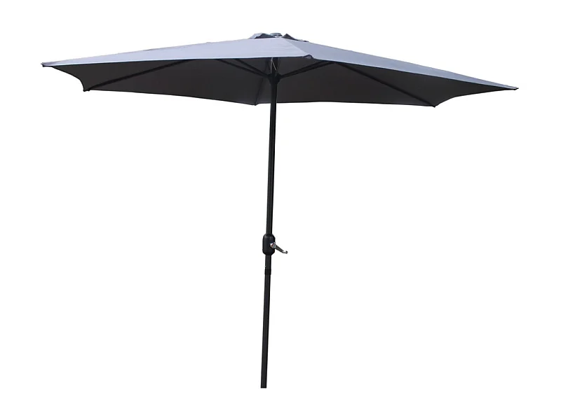 Guarda-sol redondo cinza 2,94m PORTOFINO