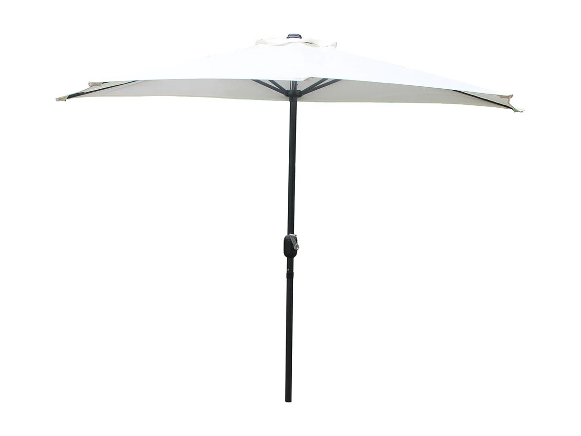 Demi parasol de balcon écru CATANE