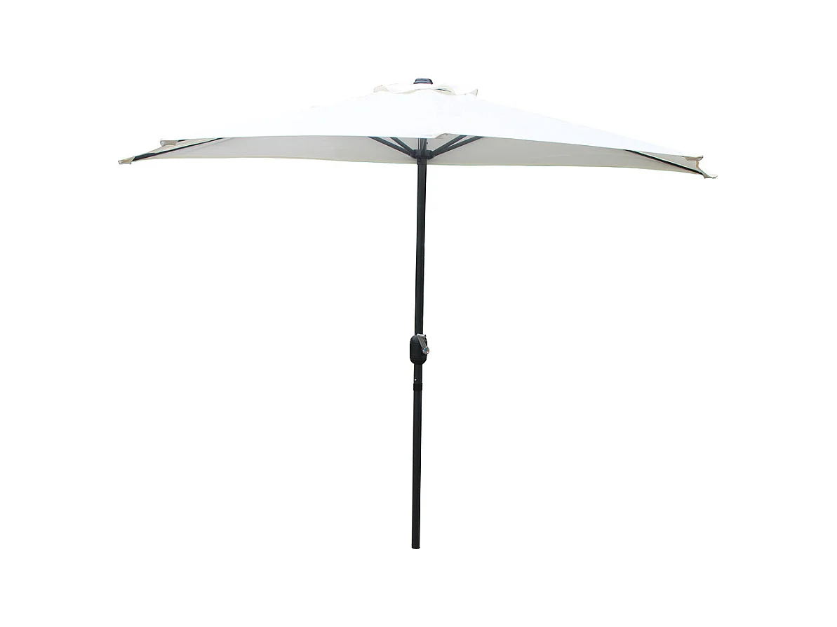 Demi parasol de balcon écru CATANE