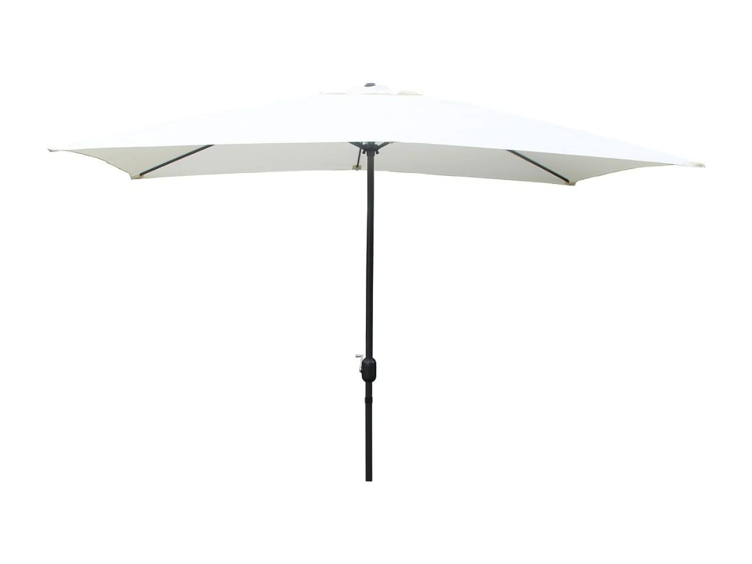 Rechthoekige parasol 2,93 x 1,93 m beige SPEZIA - Trendy design, zonbescherming, aluminium structuur - Ideaal voor de tuin