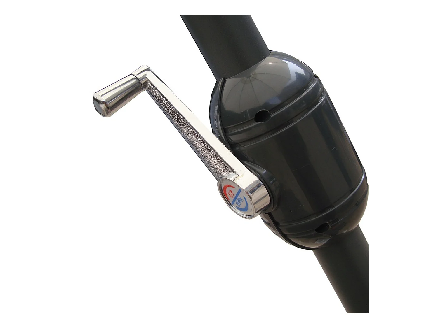 Parasol achthoekig Ø270cm crèmekleurig doek FIGARI