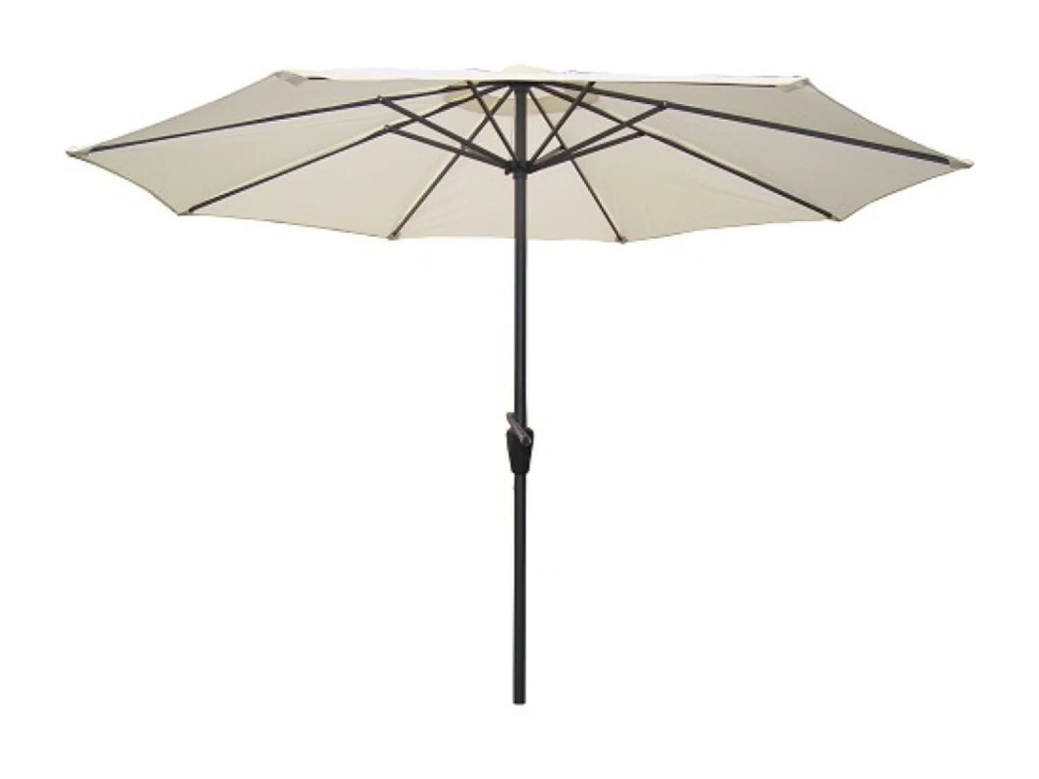 Parasol droit diamètre 2,7 m écru FIGARI