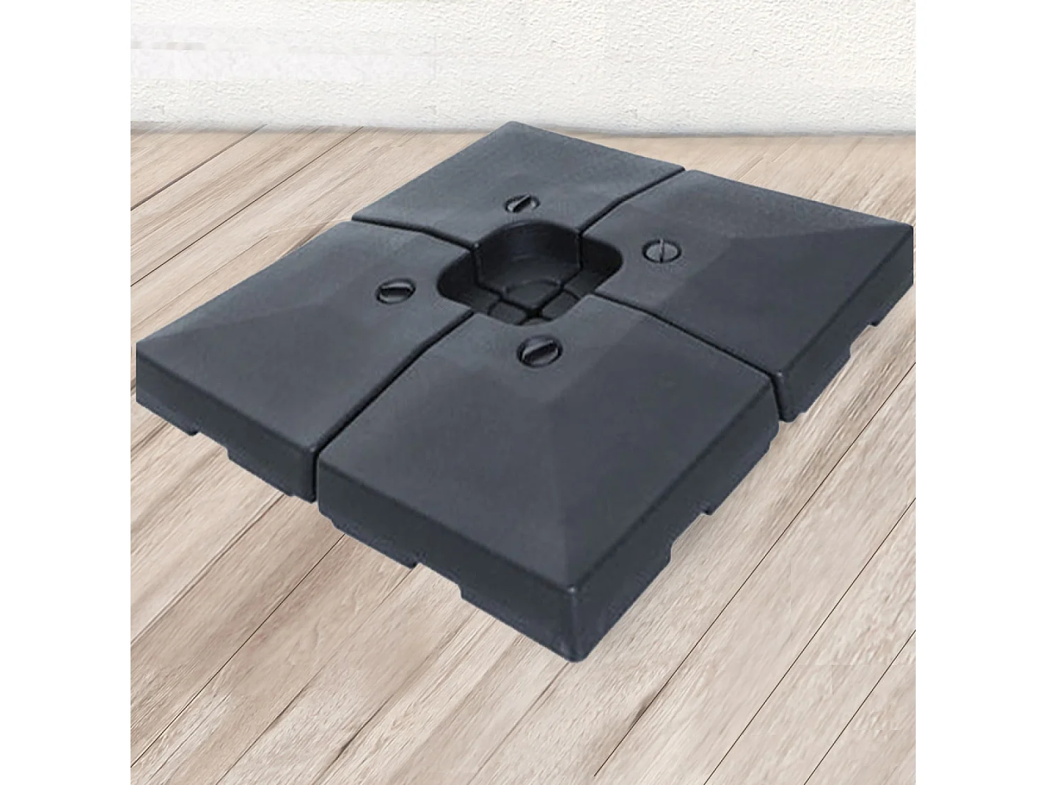 HPDE Sonnenschirmplatten x4 Gewichtsplatten für Freiarmschirme