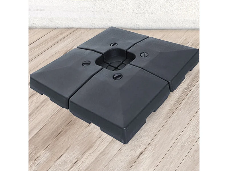 HPDE Sonnenschirmplatten x4 Gewichtsplatten für Freiarmschirme