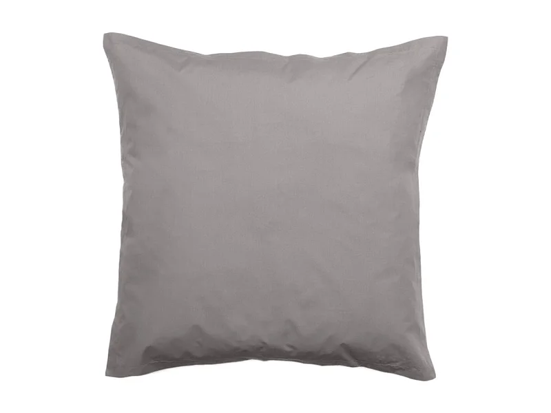 Taie d'oreiller en percale de coton 80 fils 65x65cm - Lin
