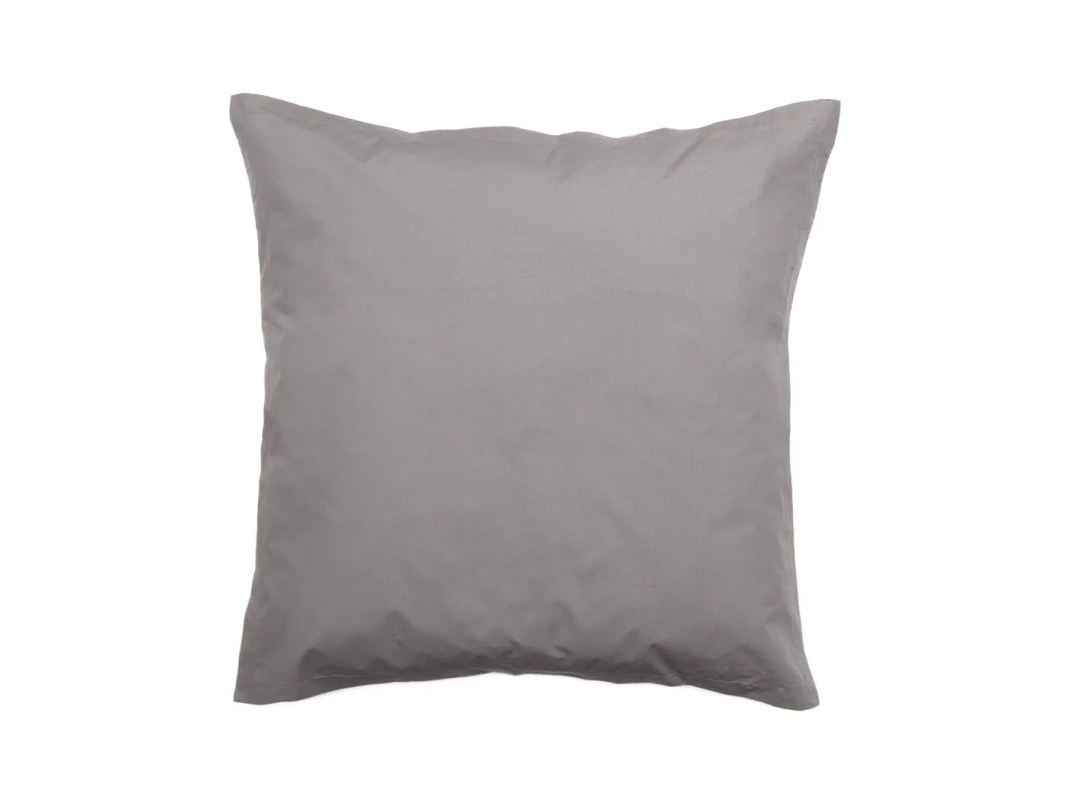 Taie d'oreiller en percale de coton 80 fils 65x65cm - Lin