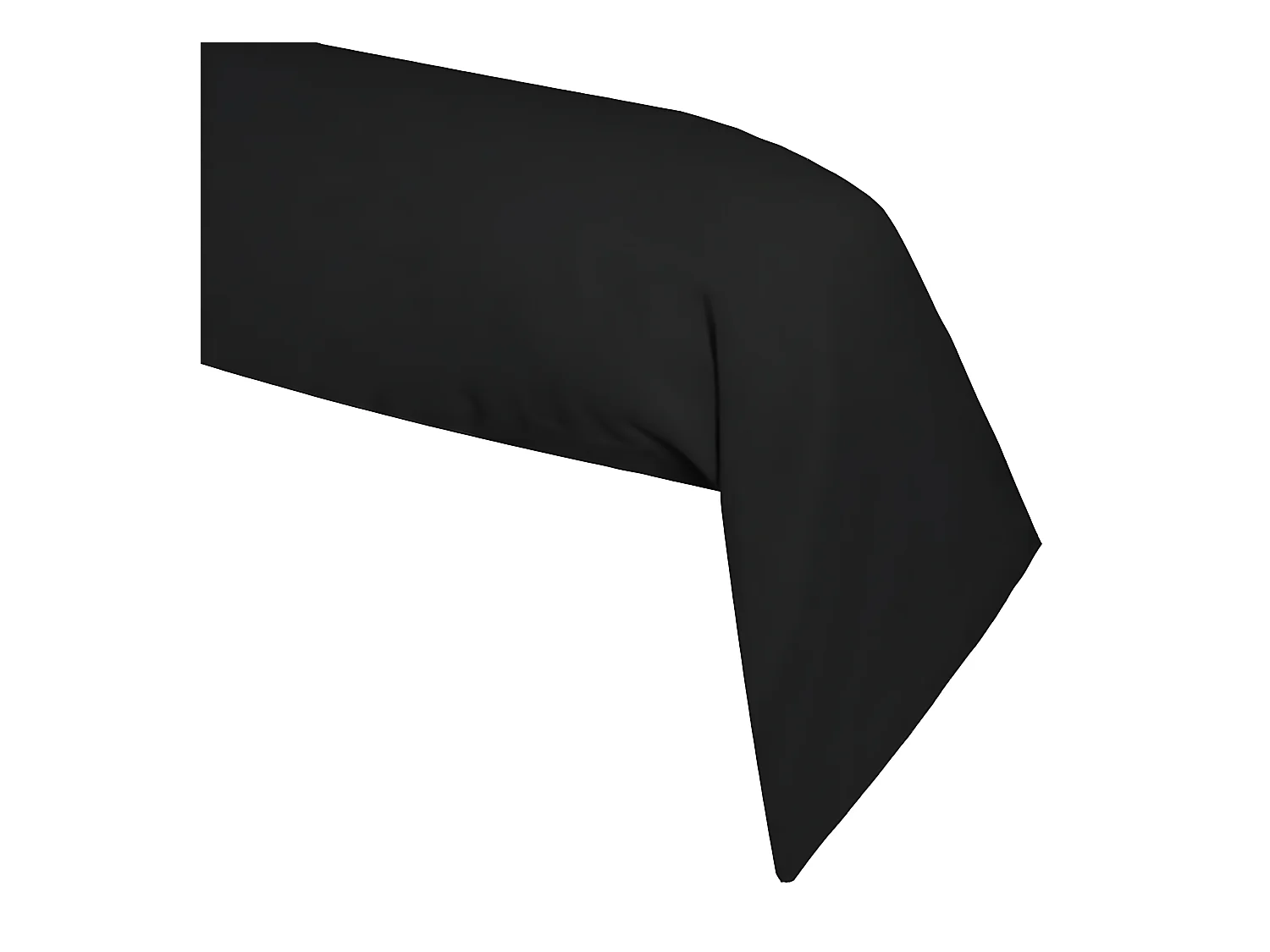 Une Taie de traversin noire