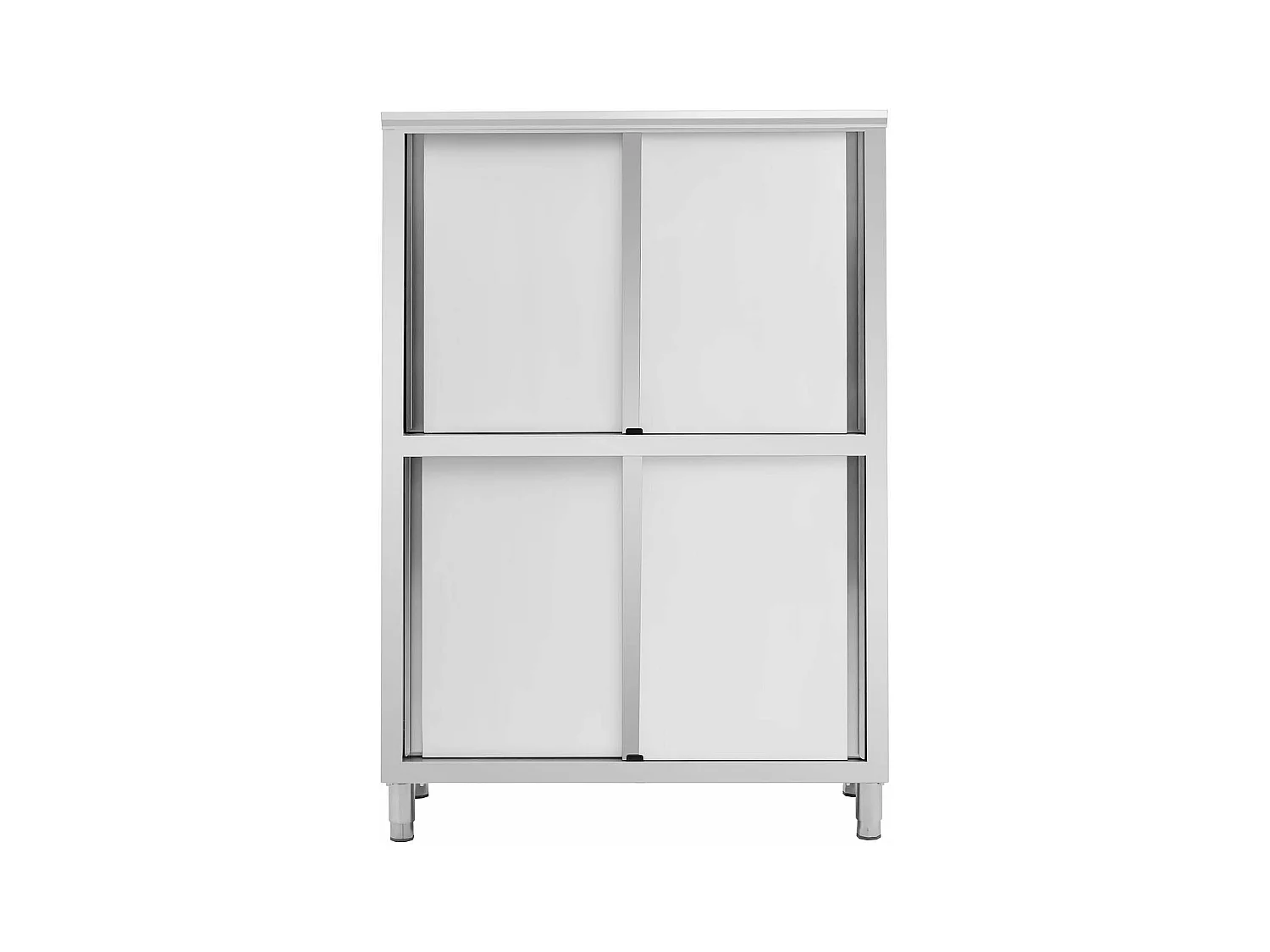 Armadio 120 x 50 x 180 cm 4 ripiani fino a 200 kg armadio camera da letto cabina armadio spogliatoio acciaio inox 14_0005157