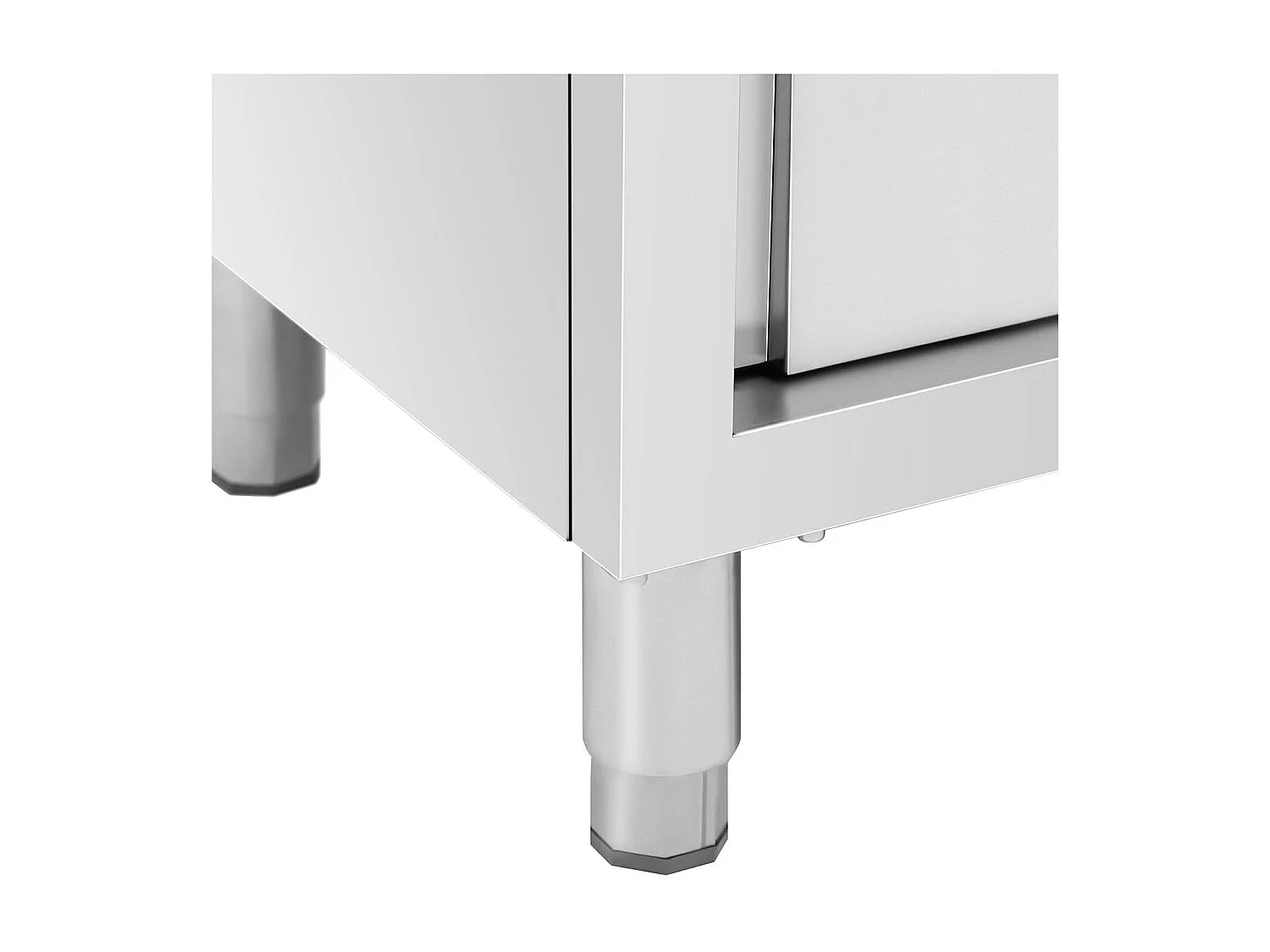 Armoire 120 x 50 x 180 argenté 120 x 48.5 x 179 cm 14_0005157