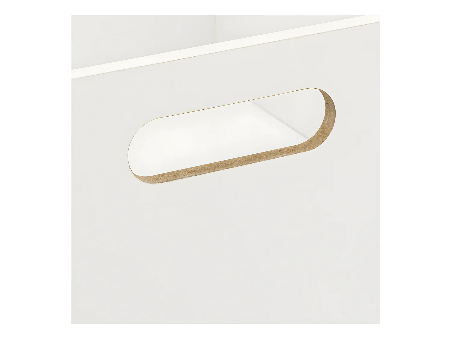 Boîte de rangement en Bois Blanc 31 x 31 x 15 cm