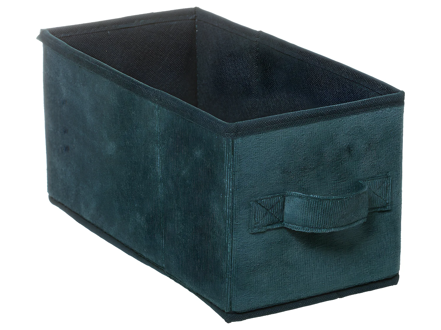 Boîte de rangement en Velours Bleu 15 x 31 x 15 cm