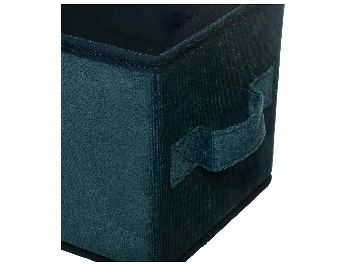 Boîte de rangement en Velours Bleu 15 x 31 x 15 cm