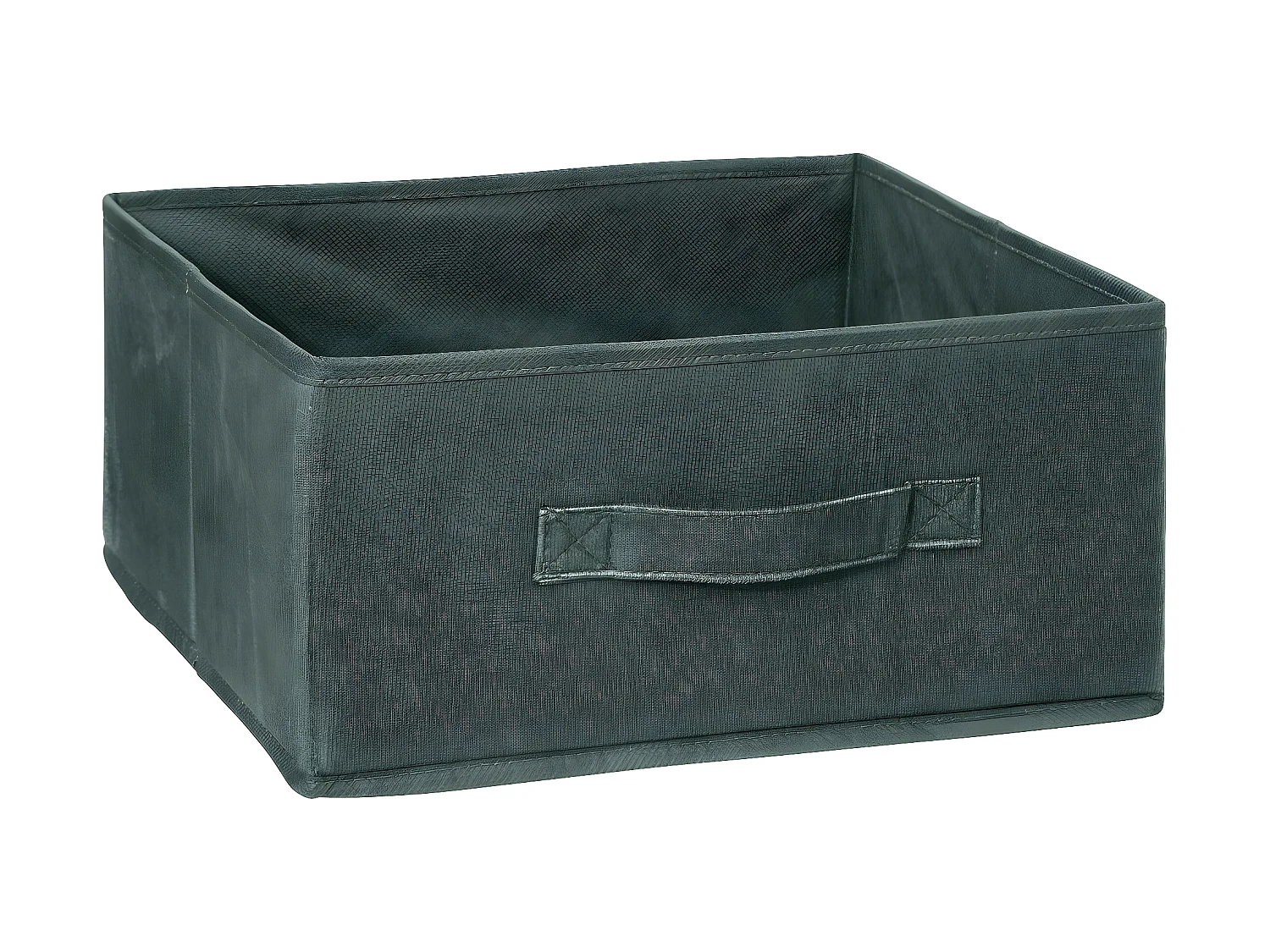Boîte de Rangement en Velours Vert Kaki 31 x 31 x 15 cm