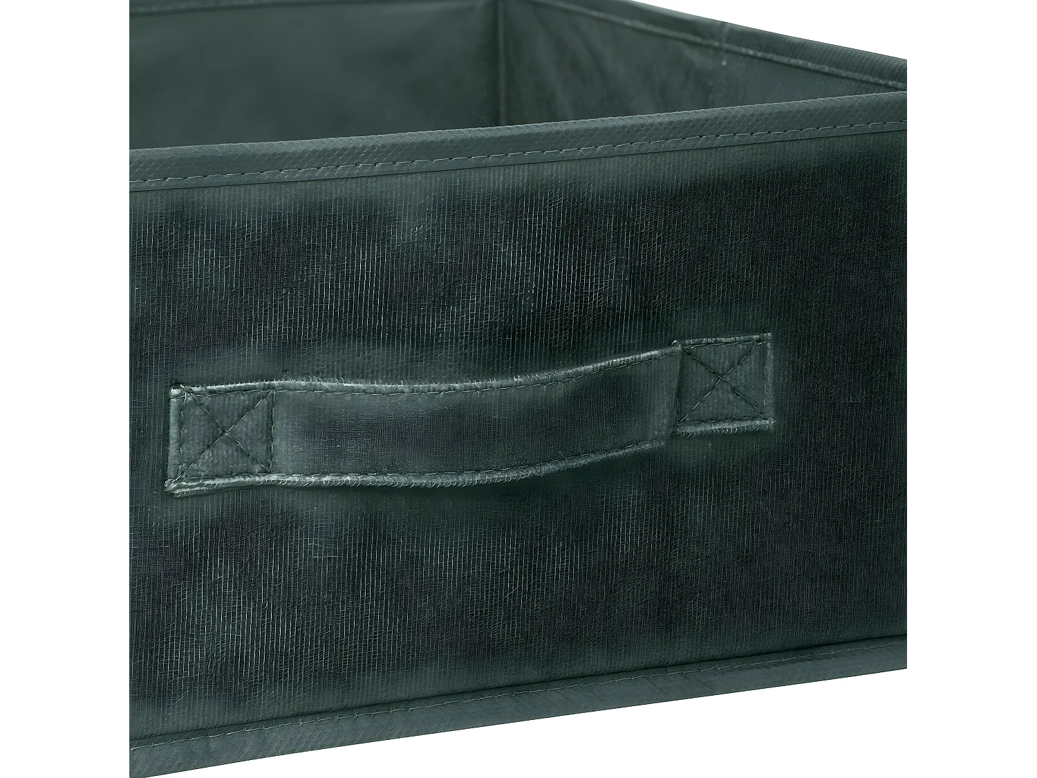 Boîte de Rangement en Velours Vert Kaki 31 x 31 x 15 cm