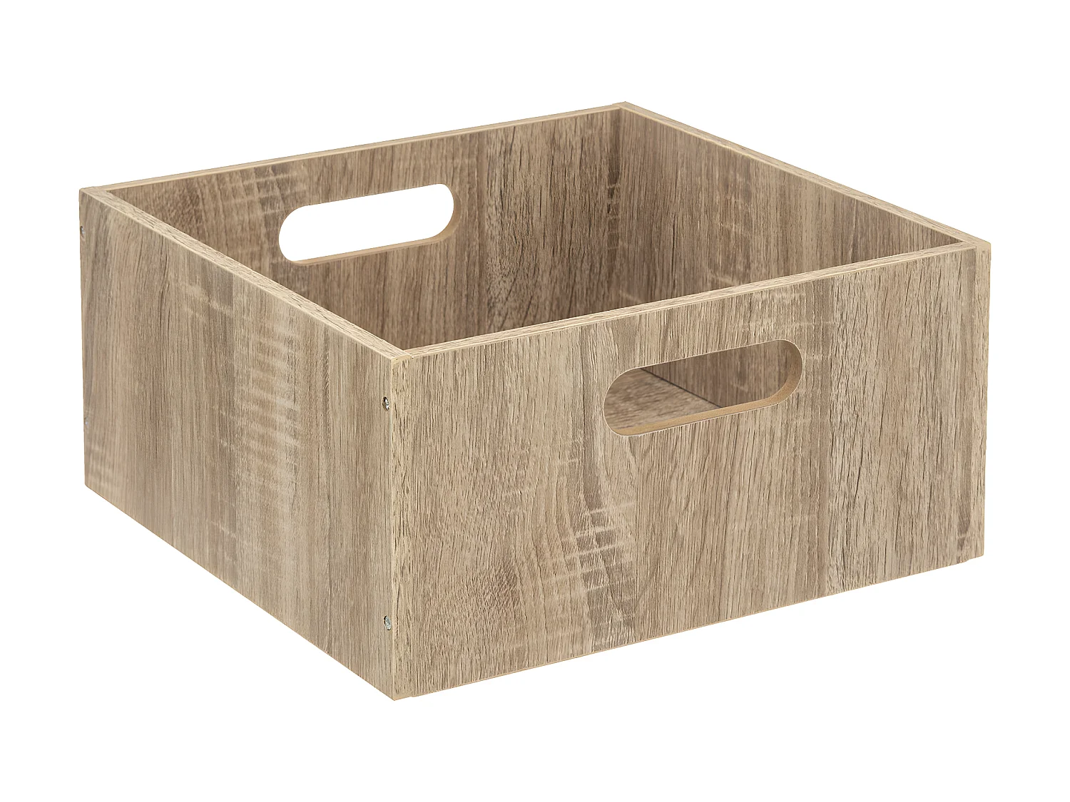 Boîte de rangement en Bois Naturel 31 x 31 x 15 cm