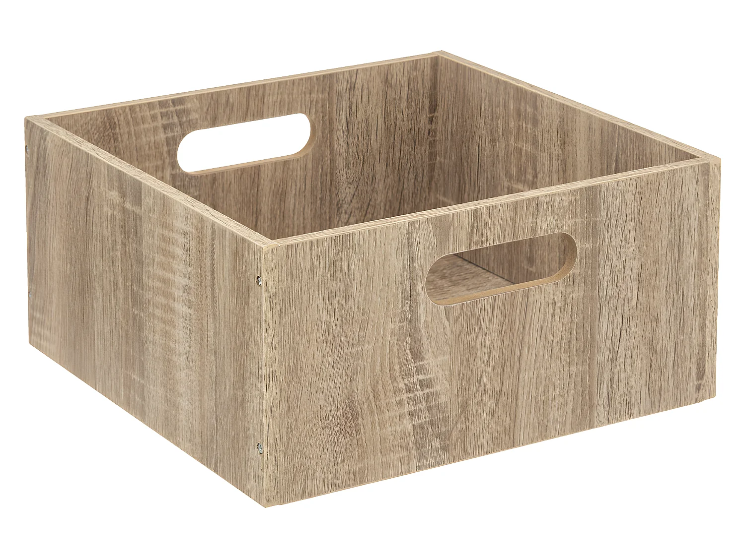 Boîte de rangement en Bois Naturel 31 x 31 x 15 cm